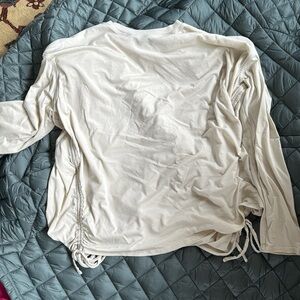 Lululemon Pima cotton side cinch long sleeve shirt